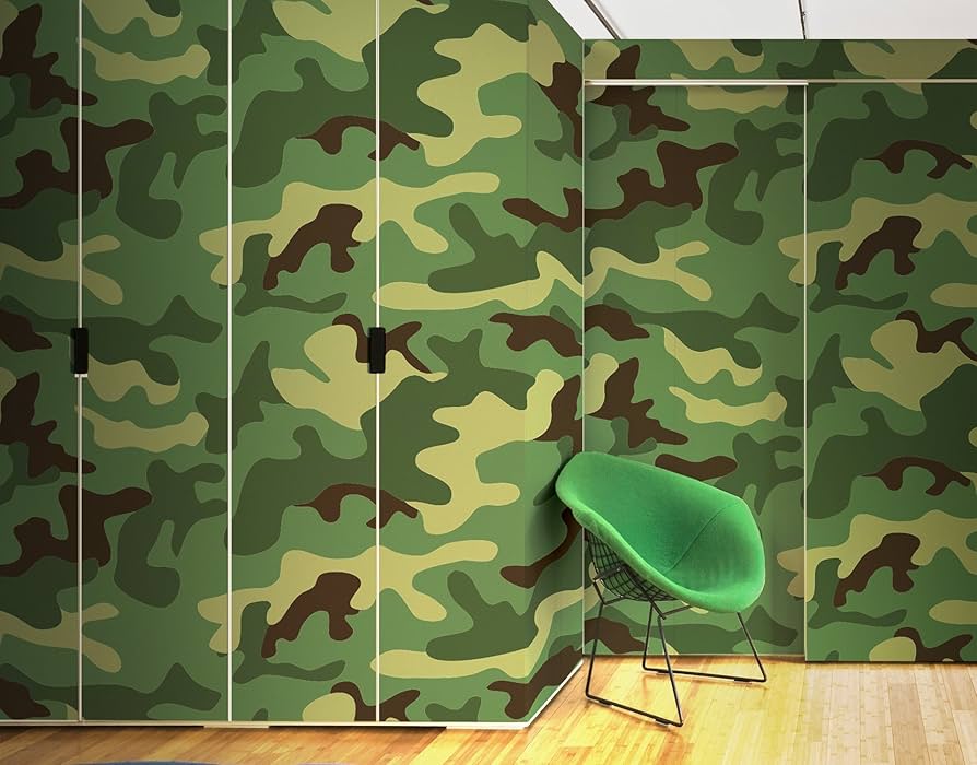 Camo metal siding for hunting cabins and outdoor buildings